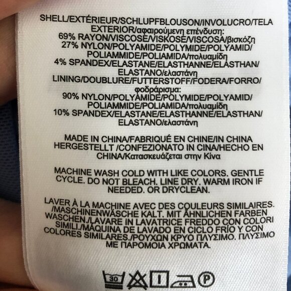 Brooks Brothers V Neck Sleeveless Lined Midi Dress Periwinkle Blue Sz 10 NWOT - Picture 15 of 16